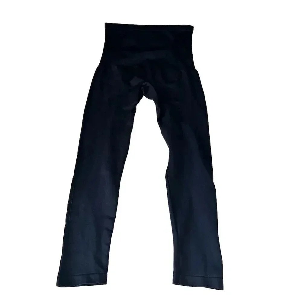 Shapermint Women's High Waisted‎ Seamless Leggings Black Size XL